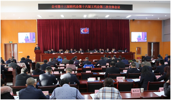 公司隆重召開第十三屆職代會(huì)、第十六屆工代會(huì)第二次會(huì)議